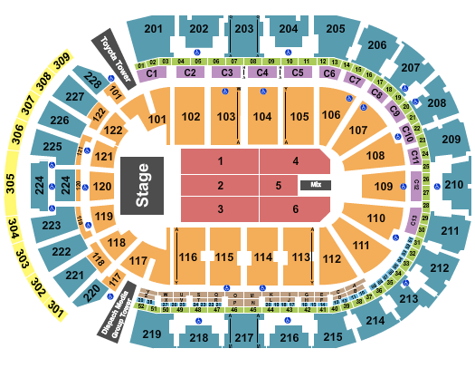 Nationwide Arena Barry Manilow Seating Chart